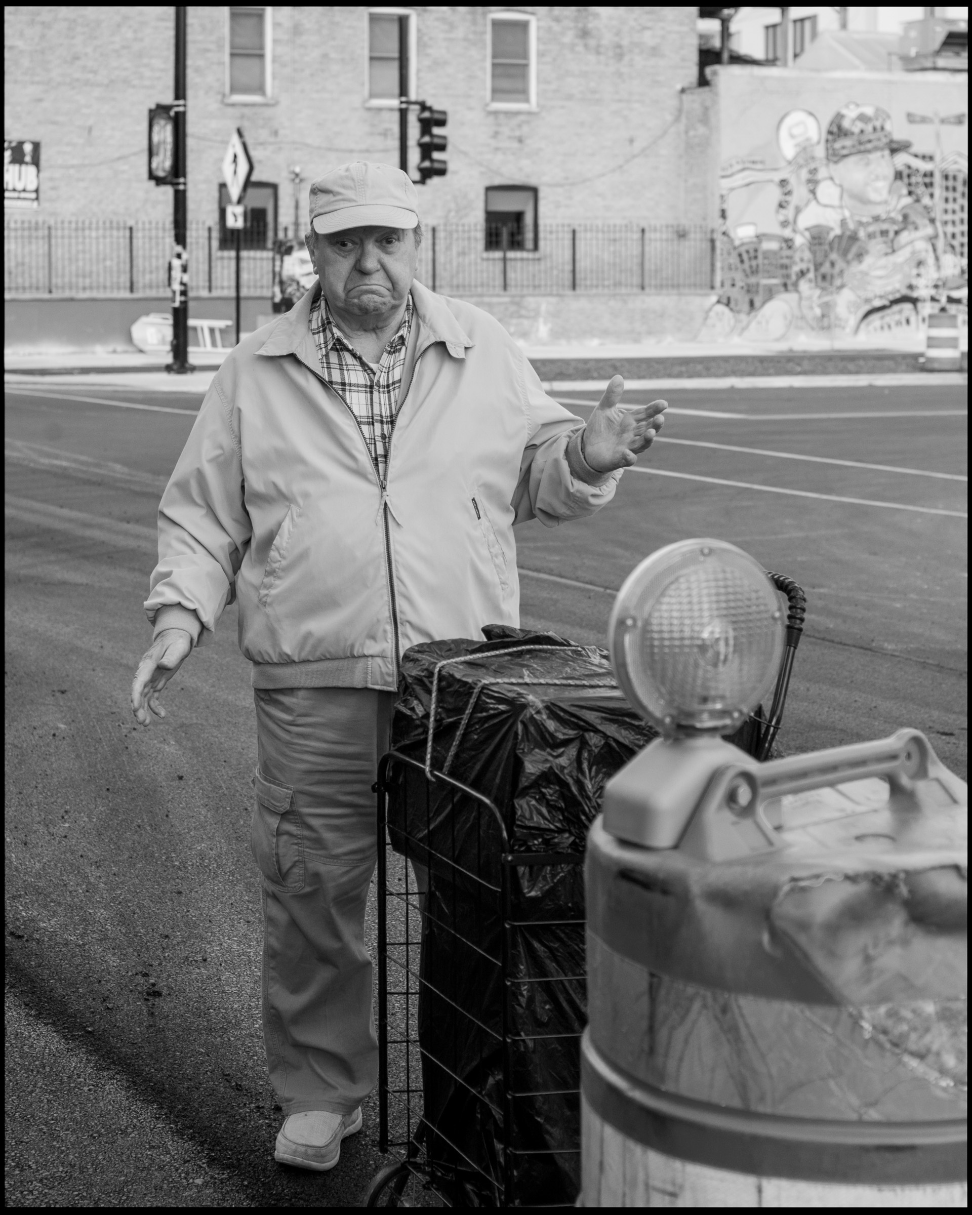 Neighborhood person in Logan Square Chicago 2024